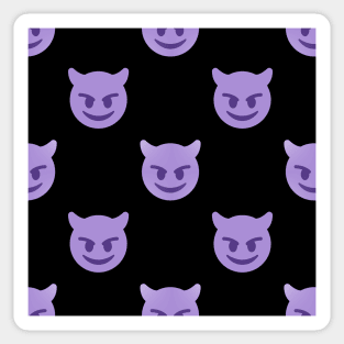 purple devil emoji Sticker